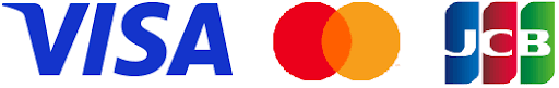 These are the logos of the Visa/MasterCard/JCB credit cards that may be used.