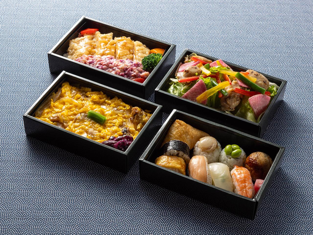 Image of in-flight meals.